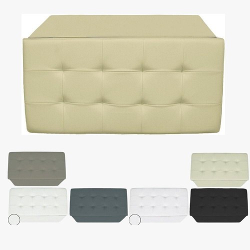 Puff pouf contenitore ecopelle - pouf,