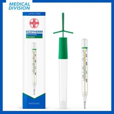 Termometro in vetro classico per febbre al gallio senza mercurio adulti bambini