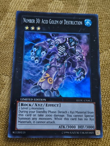 Yugioh numero golem acido - golem,