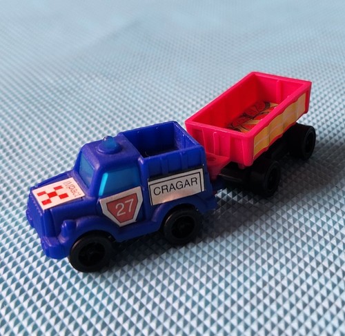 Figurina vintage camion blu - figurina,