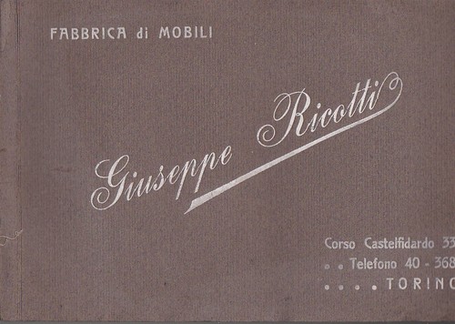 Giuseppe ricotti fabbrica di - ricotti.,