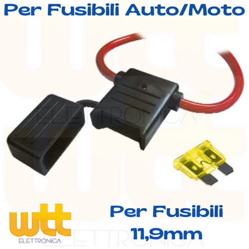 Portafusibile per fusibili