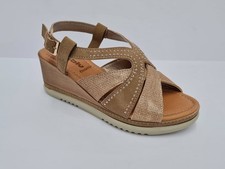 Inblu Sandali Donna Flik Con Zeppa e Cinturino Con Fibbia - 026 (Sabbia)