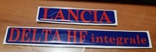 Lancia delta hf integrale 8v valvole badge stemma targhetta baule resinata