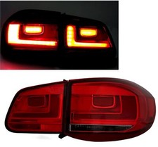 Fanali posteriori a LED ottica lifting per VW Tiguan 5N anno 2007-2011 rosso scuro