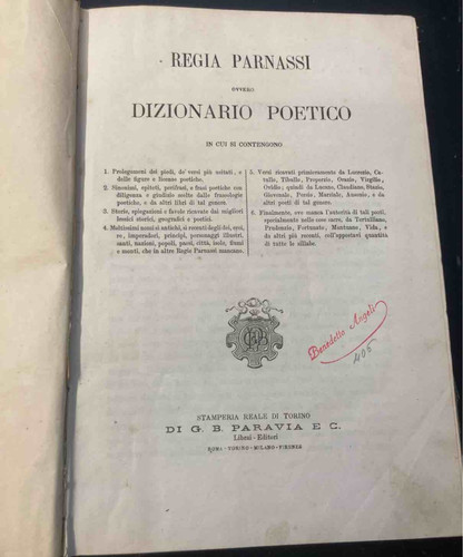 Regia parnassi ovvero - regia,