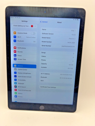 Apple ipad air - apple, grigio