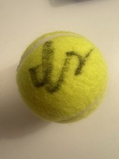 Pallone da tennis autografato