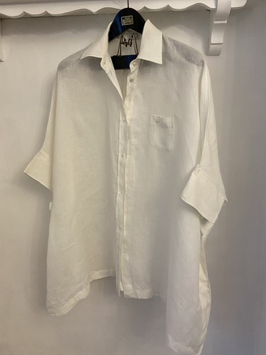 Camicetta lino oversize - camicetta,