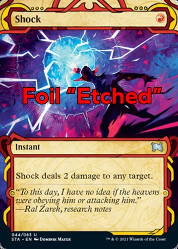 Mtg shock foil - mtg,