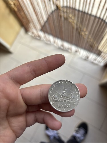 500 lire argento 1965 - 500,