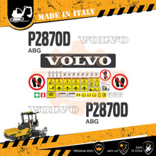 Decalcomania Adesivi Mezzi da Lavoro Volvo P2870D ABG