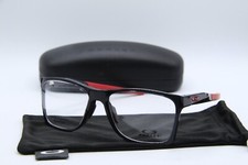 NUOVI OCCHIALI DA VISTA OAKLEY OX8173-0255 ACTIVA INCHIOSTRO NERO ROSSO CUSTODIA AUTENTICA 55-16