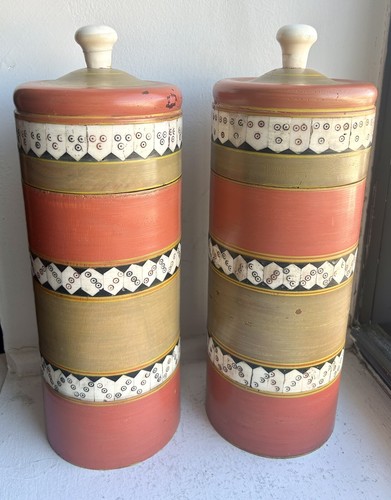 Vintage set bidoni alti - di,