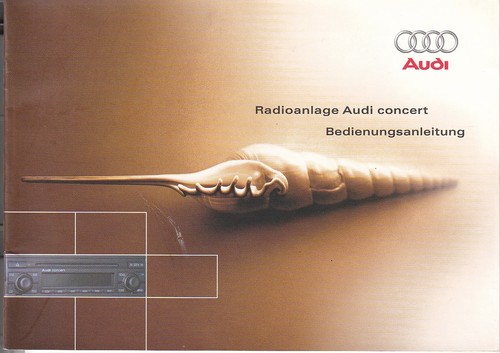 Audi impianto radio - impianto, concert
