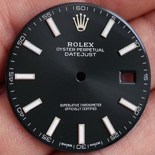 Quadrante nero Rolex per