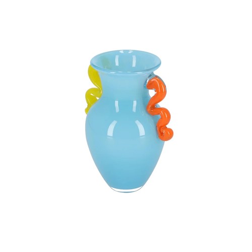 Vaso colorato vetro soffiato