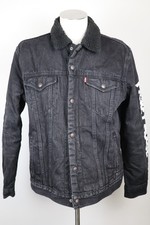 LEVI'S BIG E GIUBBINO JEANS IMBOTTITO UOMO Tg L MAN VINTAGE JACKET MICHEY MOUSE