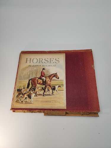 Vintage 1946 horses edwin - vintage,