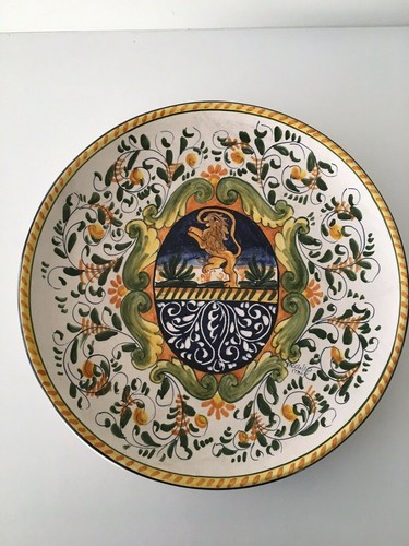 Piatto ceramica facciolini - piatto,