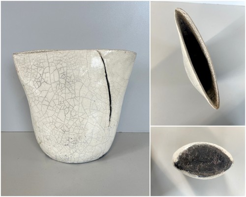 Vaso tasca ceramica raku - vaso,