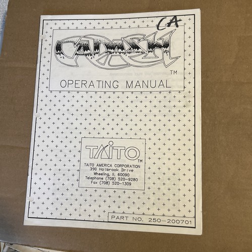 Manuale videogioco arcade - videogioco,