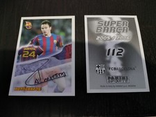 PANINI RARE INIESTA SUPER