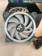 Thermaltake Riing Trio 12 RGB Ventola per PC Case con 12 LED RGB, Nero