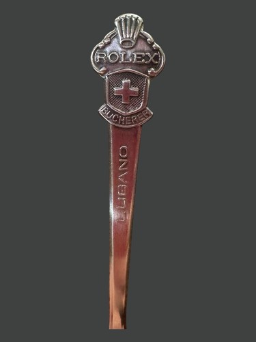 Rolex spoon silver plated - rolex,