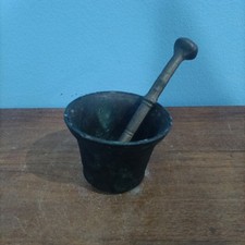 ANTICO MORTAIO BRONZO RAME