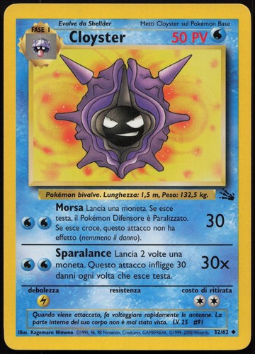 Pokemon tcg cloyster - tcg,