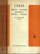L'URSS DIRITTO ECONOMIA SOCIOLOGIA POLITICA CULTURA - 2 VOLUMI MOUSKHELY MICHEL