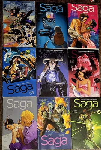 Saga first prints image - #1-67,