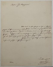 CANTÙ CESARE 1804-1895 STORICO, LETTERATO, POLITICO LETTERA AUTOGRAFA 3 PAGINE
