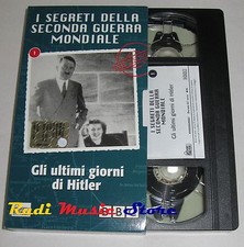 film VHS I SEGRETI DELLA SECONDA GUERRA MONDIALE ultimi giorni Hitler(F21)no*dvd