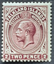Isole Falkland KGV 1912-20 2d