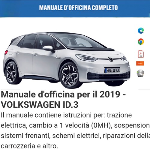 Manuale officina volkswagen - manuale,