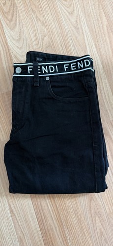 Fendi jeans denim gamba - —,