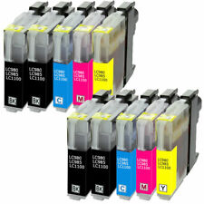 10 cartucce stampante XL compatibili per Brother DCP 145C, DCP 165C, DCP 195C