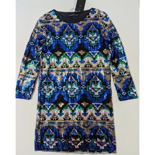 ZARA Mini Abito Donna Stampa