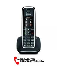TELEFONO CORDLESS GIGASET C560 VIVAVOCE RUBRICA DISPLAY COLORI Presa per Cuffie
