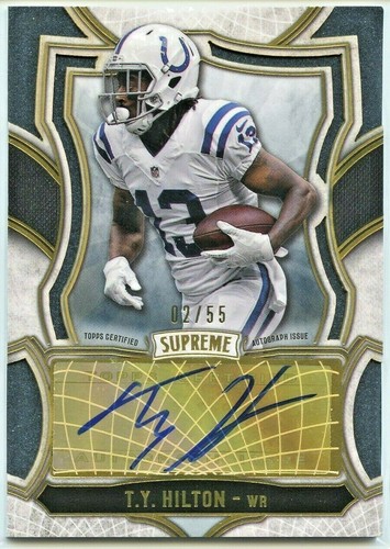 Autografo topps supreme - autografo, t.y