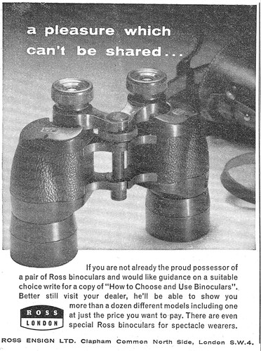 1962 advert for ross ensign - ross,