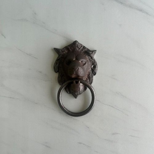 Vintage ghisa testa leone - di,