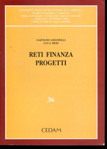1997 reti finanza progetti - finanza,