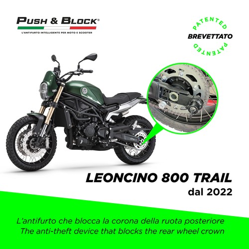 Antifurto moto push block - moto, push&block
