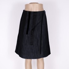 Y2k Gonna Denim Nero Velluto +