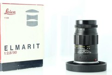 Leica M Elmarit 90mm F2.8 Black 11129 in Very Good Condition With Box
