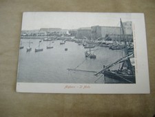 CARTOLINA DI ALGHERO- SASSARI CON IL PORTO E BARCHE, NON VIAGGIATA, PRIMI '900