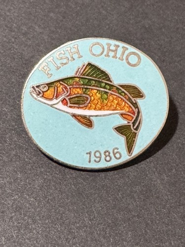 Pin pesce ohio 1986 odnr - ohio, 1986,